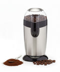 Macina Caffè Elettrico Inox con Lama in Acciaio e Grado di Macinatura Regolabile