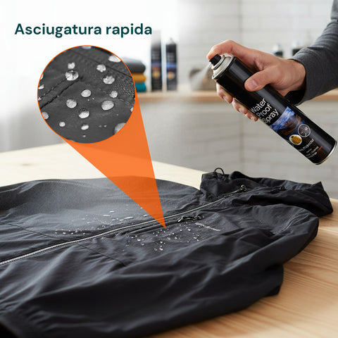 Spray Impermeabilizzante Tessuti 300ml – Protezione Waterproof