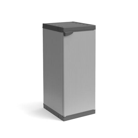 Armadio Modulare Basso a 1 Anta e 2 Ripiani Regolabili 34x40x85cm