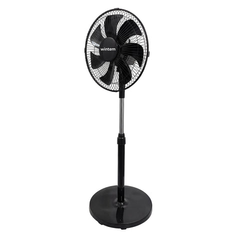 Ventilatore a Piantana 40W con 7 Pale in PP, 3 Velocità, Altezza Regolabile 80-100cm – Oscillazione Orizzontale 60° e Inclinazione 45°