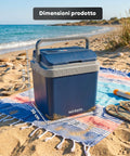 Borsa Frigo Elettrica 24L Caldo/Freddo – Rinfresca fino a -18°C sotto Ambiente e Riscalda fino a 65°C (40/50W)