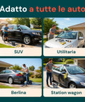 Kit Pulizia Completo 5 Pezzi – Spazzola, Pennelli e Panno in Microfibra