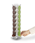 Espositore Capsule Caffè 32 Spazi Girevole Design Salvaspazio
