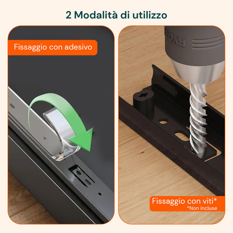 Cassetto Universale Estraibile 25x43 cm in Acciaio - Portata 10kg