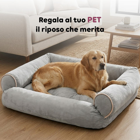 Cuccia Divano Morbida per Cani e Gatti Varie Taglie e Colorazioni