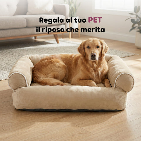 Cuccia Divano Morbida per Cani e Gatti Varie Taglie e Colorazioni