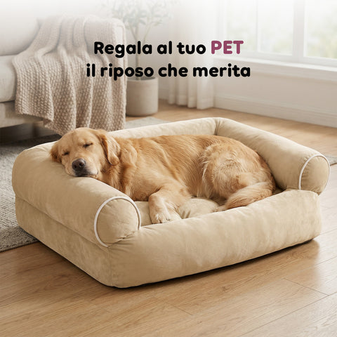 Cuccia Divano Morbida per Cani e Gatti Varie Taglie e Colorazioni