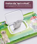 Salviette Pets 40 / 480 pz con Aloe – Detergenti e Deodoranti per Uso Quotidiano