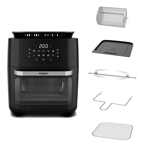 Friggitrice Aria 12L con Display LED Touch Timer 60 Min e Ricette Preimpostate