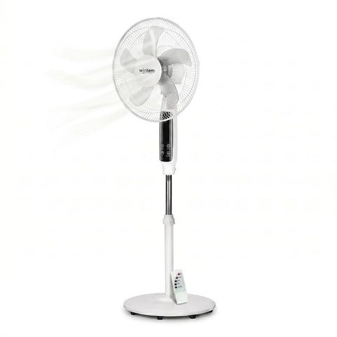 Ventilatore 40W a Piantana 40 cm con Telecomando e Altezza Regolabile fino a 135 cm – 6 Velocità