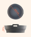 Set Cestino e Divisorio in Silicone per Friggitrice ad Aria – Accessori Pieghevoli Ø22 cm