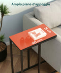 Tavolino da Salotto 40x26x58 cm – Struttura in Ferro con Ripiano in MDF