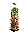 Scaffale Portalegna in Metallo – Supporto Salvaspazio 33×33×115 cm