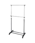 Appendiabiti Regolabile in Metallo – Stand Portabiti con Ruote 360° da 85 a 160 cm