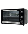 Forno Elettrico Ventilato 66 Litri 2200 Watt con Girarrosto e Accessori 5 Modalità di Cottura