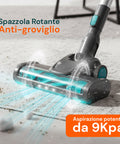 Aspirapolvere Senza Fili 150W con Batteria 22,2V e Autonomia 30 Min