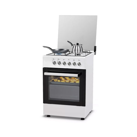 Cucina 60cm con 4 Fuochi e Forno Elettrico 1900W – Classica e Potente