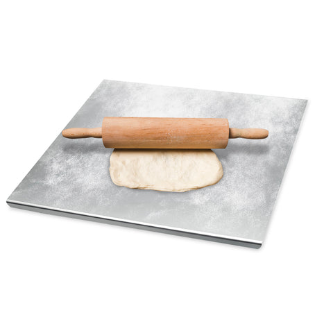 Spianatoia per Impasto in Acciaio Inox 304 Satinato con Piegatura 2 cm