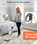 Cavo Alimentazione VK150 – Ricambio Compatibile 10m Grigio con Spina