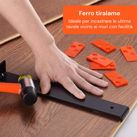 Set Attrezzi per Installazione di Pavimenti – Include Martello e Distanziatori
