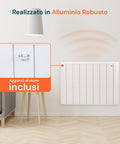 Radiatore Elettrico Digitale In Alluminio 1500w
