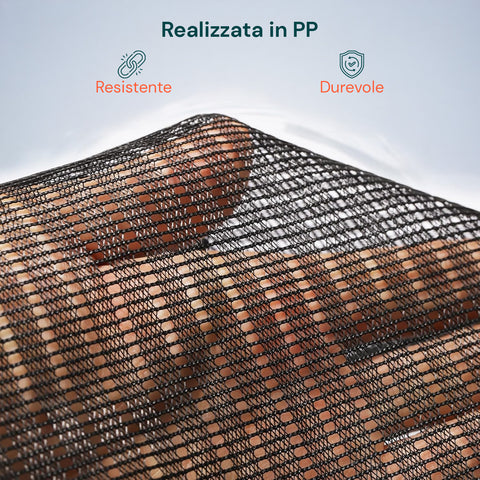 Rete da Pesca Portatile 75 cm in PP Resistente con Sistema Anti-Fuga