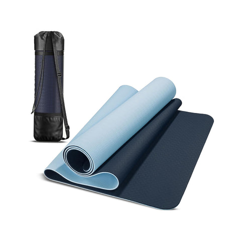 Tappetino Yoga e Pilates Antiscivolo – TPE con Tracolla