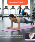 Tappetino Yoga e Pilates Antiscivolo – TPE con Tracolla