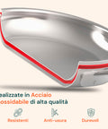 Pentola acciaio inossidabile alta qualità resistente anti-usura durevole batteria pentole professionale
