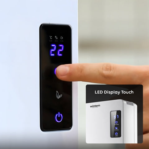 Wintem Deumidificatore Urano Compatto Serbatoio 2,2L con Display LED Touch, Spegnimento Automatico e Tecnologia Peltier Ean-8052286430400
