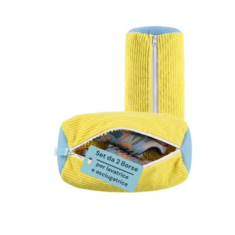 avilia home set 2 borse per lavatrice e asciugatrice in ciniglia per scarpe e capi delicati 30x20x15 cm protezione antigraffio con cerniera ean 8052879011184