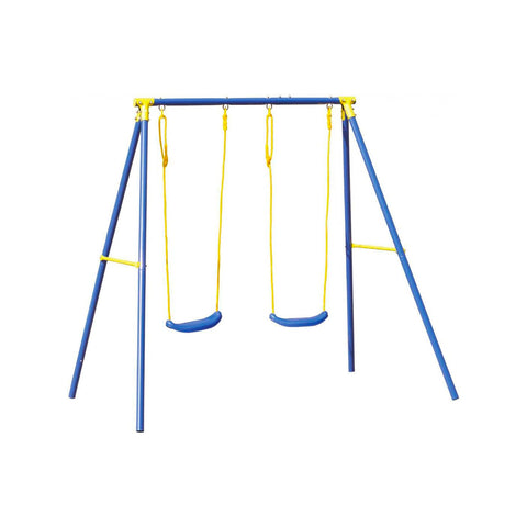 immagine-1-garden-friend-altalena-2-posti-per-bambini-in-metallo-209x142x182cm-ean-8023755045623