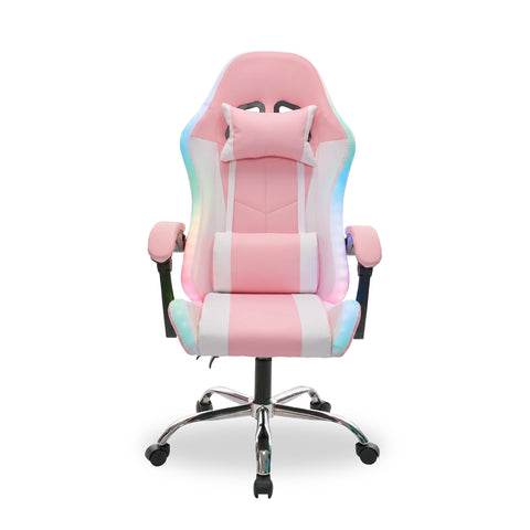 nexor sedia gaming ergonomica con luci rgb e cuscino lombare massaggiante poltrona ufficio reclinabile con telecomando ean 8056819078855