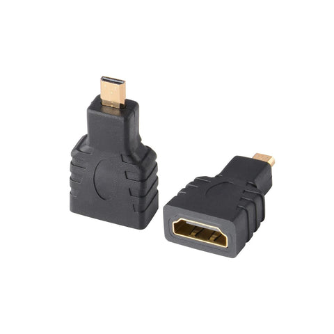 omega adattatore micro hdmi con connettori oro maschiofemmina 2 0 nero ean 8050612772255