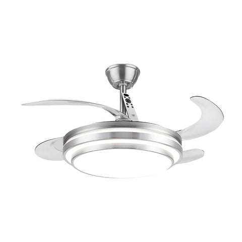 wintem ventilatore da soffitto con pale in abs richiudibili e luce led 72w dimmerabile 32w silenzioso telecomando e 6 velocita ean 8052286432312