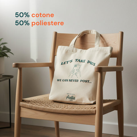 avilia home tote bag riutilizzabile 35x40 cm in cotone e poliestere ean 8052879012242