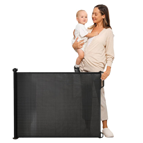 immagine-2-king-collection-cancelletto-di-sicurezza-per-bambini-con-tenda-estensibile-130x8x88cm-nero-ean-8023755055158