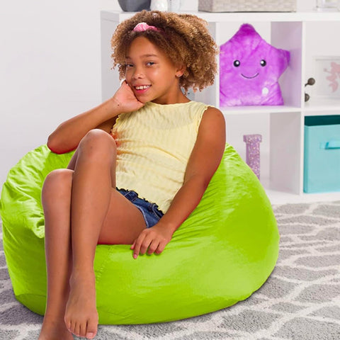 immagine-2-king-collection-pouf-a-sacco-in-nylon-65x62cm-verde-ean-8023755045920
