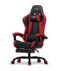 nexor sedia gaming reclinabile con poggiapiedi estraibile cuscino lombare e poggiatesta ean 8052879011771