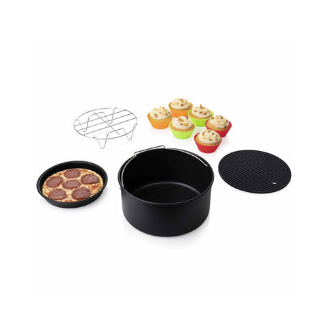 immagine-2-princess-set-10-accessori-per-friggitrice-ad-aria-in-metallo-e-silicone-32l-ean-8713016074836