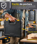 daimann set cacciaviti magnetici professionali 43 pezzi con valigetta kit giraviti con magnetizzatore e smagnetizzatore punte antiscivolo e impugnatura ergonomica ean 8056590070451