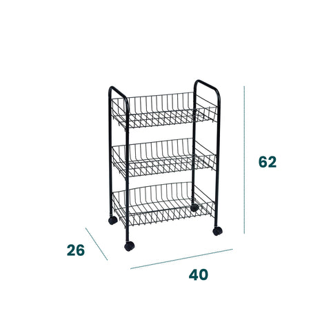 immagine-3-king-collection-carrello-da-cucina-a-3-ripiani-nero-40x26x62cm-ean-8023755053901