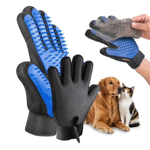 pride groom guanto morbido per tolettatura cani e gatti con cinturino regolabile ean 5053249270319