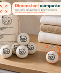 avilia home set 6 palline di lana per asciugatrice riutilizzabili diametro 7 cm ean 8052879011993