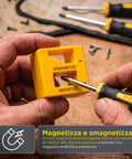 daimann set cacciaviti magnetici professionali 43 pezzi con valigetta kit giraviti con magnetizzatore e smagnetizzatore punte antiscivolo e impugnatura ergonomica ean 8056590070451