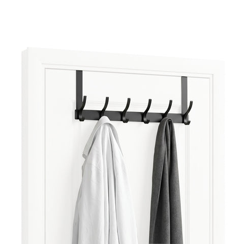 avilia home appendiabiti da porta in alluminio con 12 ganci portata 10kg adatto per porte spesse da 41 45 cm ean 8052879012006