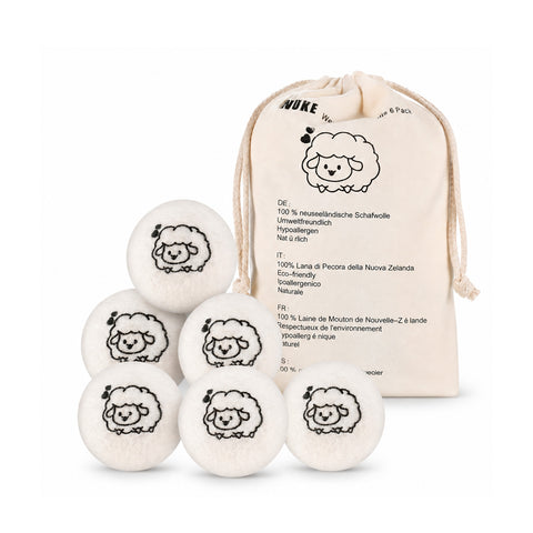 avilia home set 6 palline di lana per asciugatrice riutilizzabili diametro 7 cm ean 8052879011993