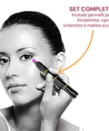 Set completo pennelli multiuso per trucco con funzioni multiple: fondotinta, cipria, ombretto e matita occhi, kit makeup professionale