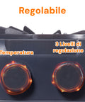 Wintem Termoventilatore Rapido Nives Compatto da Tavolo 3 Intensità e Protezione Surriscaldamento Ean-8052286431308