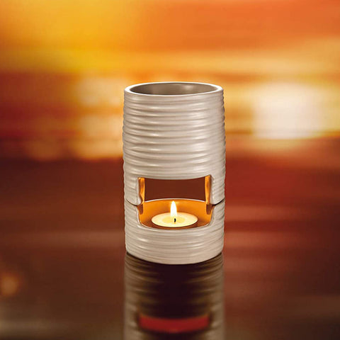 Diffusore Decorativo in Ceramica Smaltata Bianco per Profumare gli Ambienti Design Compatto e Raffinato Ean-8595028493948